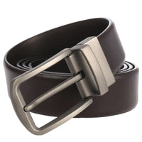 HKM-409683 Reversible Vintage Leather Belt - Model LY35-ZZ3975-4 for Casual Wear