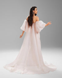 HKM-660307 Elegant Pink Women's Dress with Luxurious Design and Stylish Fit