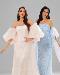 HKM-660307 Elegant Pink Women's Dress with Luxurious Design and Stylish Fit