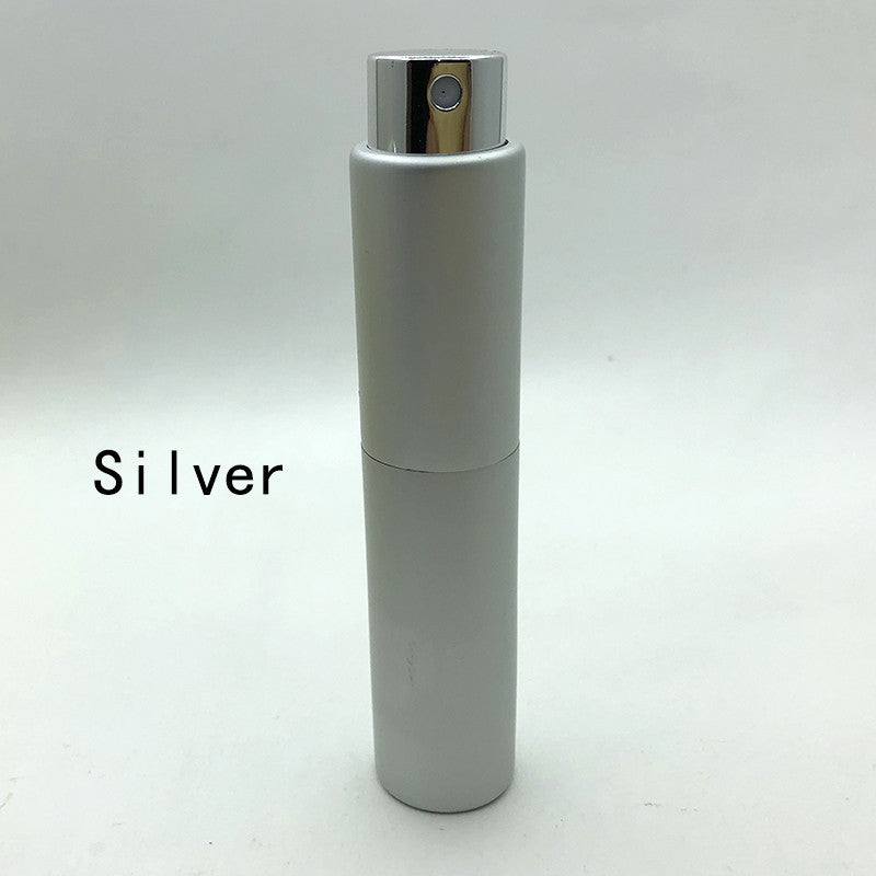 HKM-059795 10ML Aluminum Rotating Spray Bottle with Glass Inner Chamber