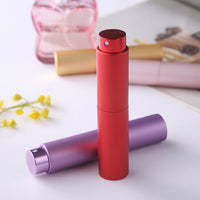 HKM-059795 10ML Aluminum Rotating Spray Bottle with Glass Inner Chamber