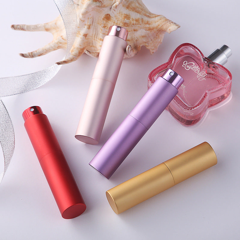 HKM-059795 10ML Aluminum Rotating Spray Bottle with Glass Inner Chamber