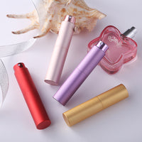 HKM-059795 10ML Aluminum Rotating Spray Bottle with Glass Inner Chamber