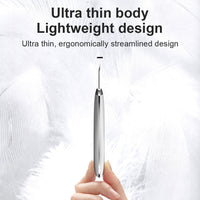 HKM-132435 Ultrasonic Skin Scrubber Face Spatula for Deep Cleaning and Lifting, Handheld Mini Facial Tool with USB Charging