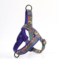 HKM-455123 Adjustable Nylon Dog Vest Harness with Hand-Held Rope Attachment - Multiple Colors Available