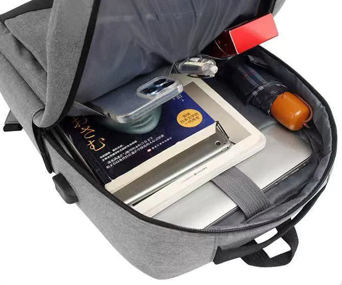 KTX-599891 Waterproof High Capacity Laptop Backpack with USB Charging Port and Reflective Strips