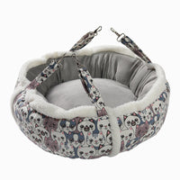 HKM-300627 Cozy Multi-functional Cat Hammock Nest with Semi-Enclosed Design