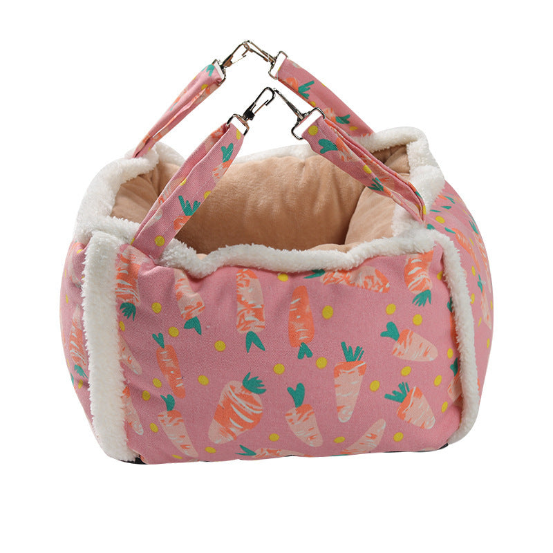 HKM-300627 Cozy Multi-functional Cat Hammock Nest with Semi-Enclosed Design