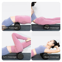 HKM-606611 Glossy Black EPP Yoga Column for Enhanced Massage and Support