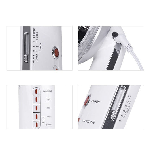 HKM-065747 Six-in-One LED Ultrasonic Beauty Device for Skin Care and Rejuvenation
