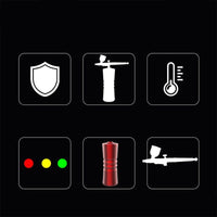 HKM-113811 High-Pressure Oxygen Injector with Double Hand Hold - Durable Aluminum Spray System for Multiple Liquids