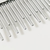 HKM-253395 Dual-Function Pet Comb for Dogs and Cats - Stainless Steel Detangler with Short and Long Teeth for Grooming and Dematting