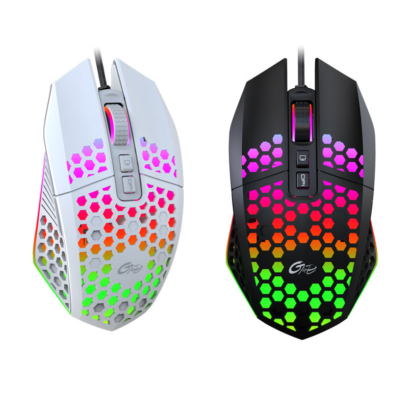 KTX-954579 Luminous Wired Gaming Mouse with 8000 DPI for Desktop and Laptop Use