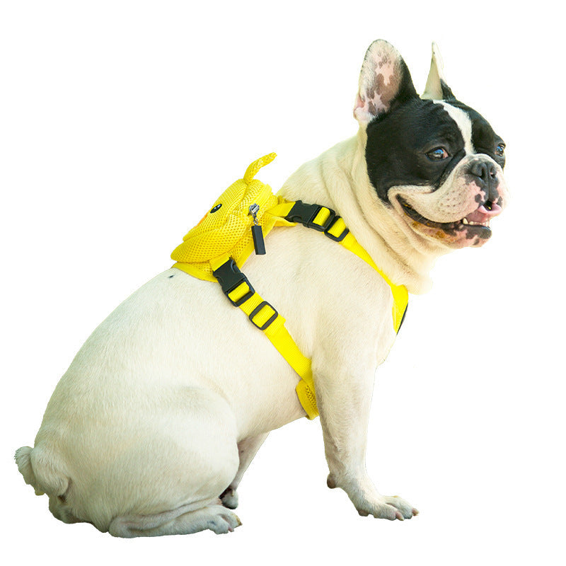 HKM-895763 Durable Nylon Pet Vest with Chest Strap for Dogs - Available in Sizes S and M