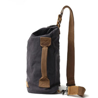 HKM-369171 Retro Canvas Crossbody Shoulder Bag for Men, Casual Outdoor Chest Bag