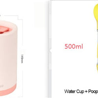 HKM-333139 Pet Foot Washing Cup - Plastic Cleaner for Small and Large Dogs in Green, Pink, and Gray