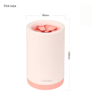 HKM-333139 Pet Foot Washing Cup - Plastic Cleaner for Small and Large Dogs in Green, Pink, and Gray