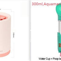 HKM-333139 Pet Foot Washing Cup - Plastic Cleaner for Small and Large Dogs in Green, Pink, and Gray
