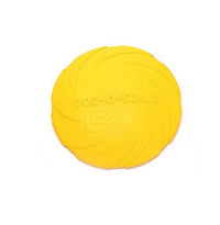 HKM-465491 Natural Rubber Dog Flying Disc – Safe Fetch Training Toy for Dogs, Durable Soft Catch Design