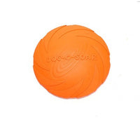 HKM-465491 Natural Rubber Dog Flying Disc – Safe Fetch Training Toy for Dogs, Durable Soft Catch Design