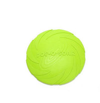 HKM-465491 Natural Rubber Dog Flying Disc – Safe Fetch Training Toy for Dogs, Durable Soft Catch Design