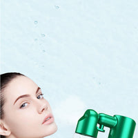HKM-718291 Portable Handheld Facial Moisturizer with High-Pressure Airflow, USB Rechargeable, Compact Design