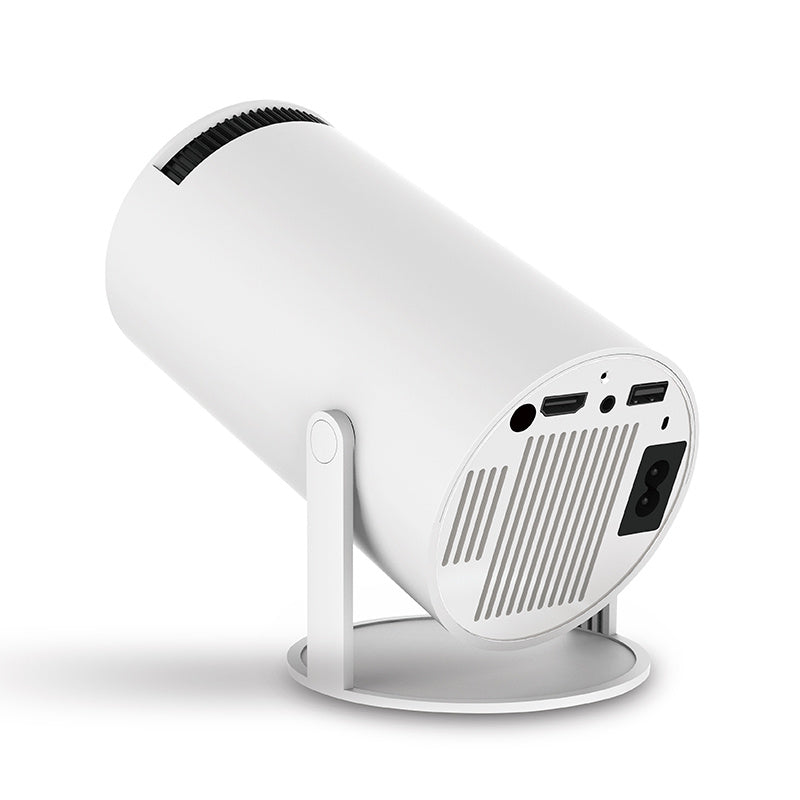 KTX-539731 Portable Intelligent Projector HY300PRO - 4K Hard Decoding, Wireless Connectivity, 130-Inch Display, Dual-Band Wi-Fi 6, Android 11.0