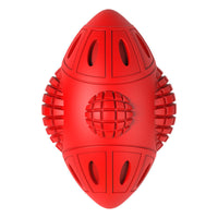 HKM-398803 Interactive Dog Toy - Space Capsule Rubber Puzzle with Vocalization and Milk Scent, Ideal for Dental Health