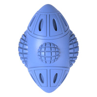 HKM-398803 Interactive Dog Toy - Space Capsule Rubber Puzzle with Vocalization and Milk Scent, Ideal for Dental Health