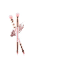 HKM-576339 Double-Ended Makeup Brush with Long Handle and Soft Fibers for Precise Application