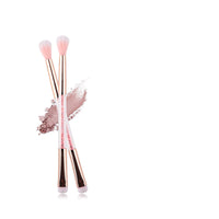 HKM-576339 Double-Ended Makeup Brush with Long Handle and Soft Fibers for Precise Application