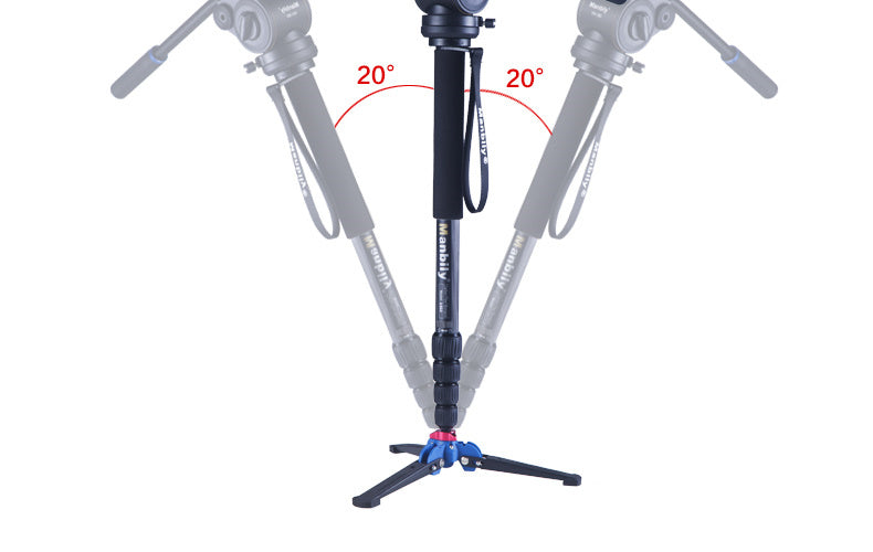 KTX-561683 Portable Three-Prong Base for SLR Camera with 75 mm Ground Clearance and 20° Swing Angle
