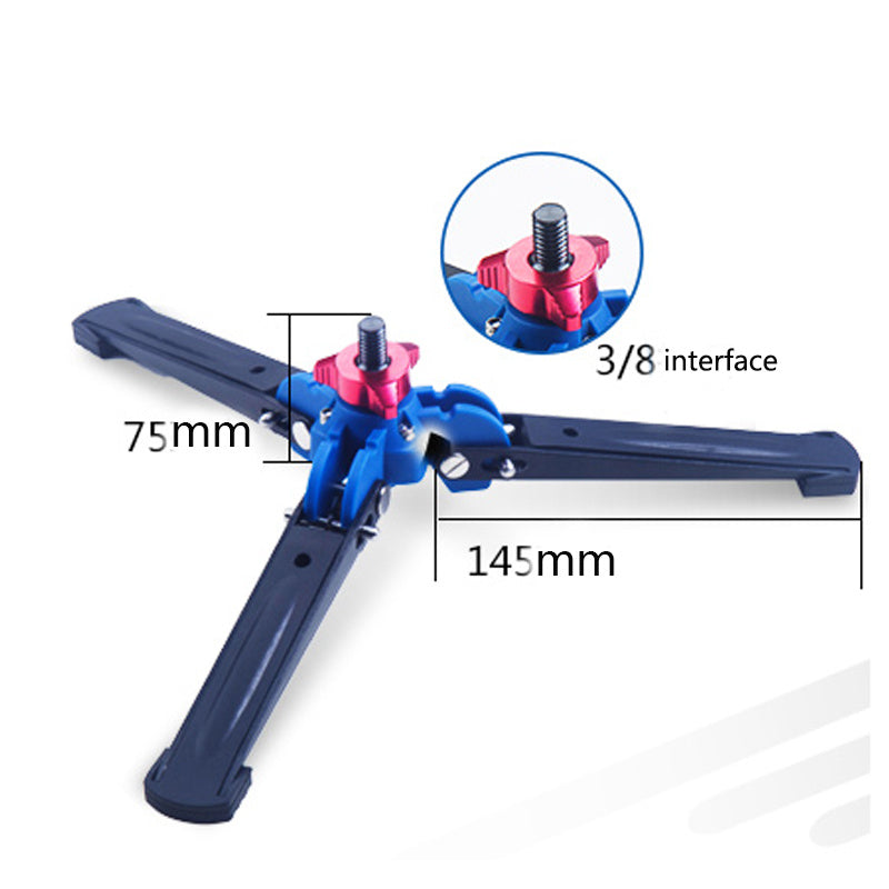 KTX-561683 Portable Three-Prong Base for SLR Camera with 75 mm Ground Clearance and 20° Swing Angle