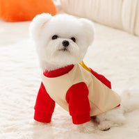 HKM-556435 Cozy Dog Sweater with Leash Loop - Soft and Stylish Apparel for Small and Medium Dogs