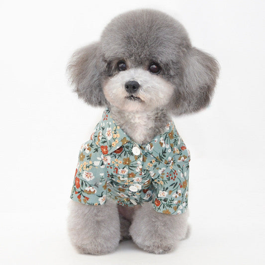 HKM-623763 Cozy Cotton Dog Overalls with Pumpkin Design for Pets in Multiple Sizes
