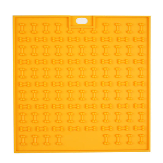 HKM-147987 Silicone Pet Licking and Feeding Pad - Dog Bone & Cross Shapes in Multiple Colors
