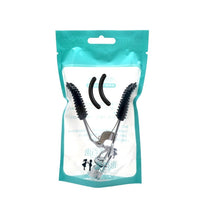 HKM-640723 Carbon Steel Eyelash Curler with Plastic Handle - Available in Multiple Colors