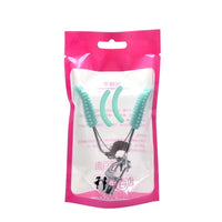 HKM-640723 Carbon Steel Eyelash Curler with Plastic Handle - Available in Multiple Colors