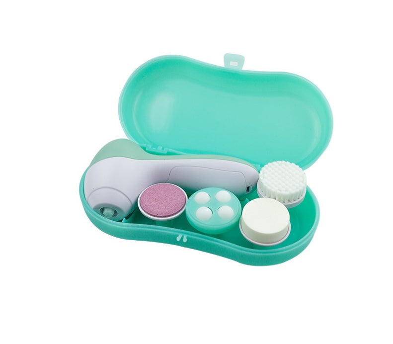 KTX-929555 Electric Cleansing Instrument KD-116 - Pink Facial Cleanser and Massager with Pore Cleaning Feature