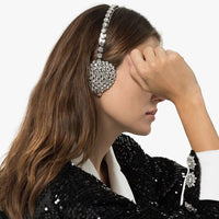 HKM-131603 Luxury Metal Headband in Gold and Silver - Cartoon Character Design Hair Accessory