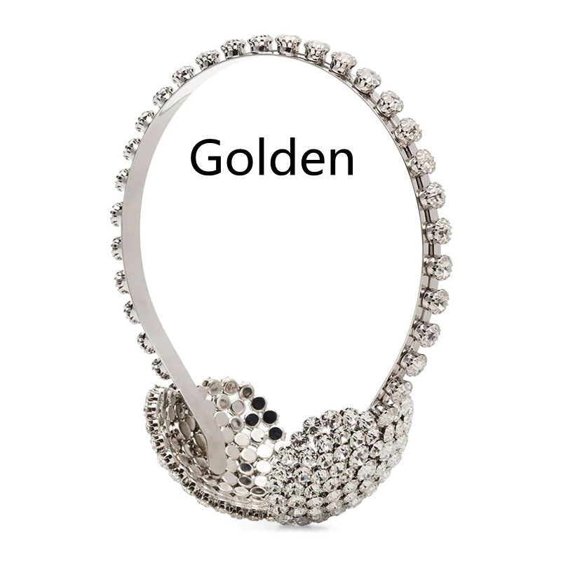 HKM-131603 Luxury Metal Headband in Gold and Silver - Cartoon Character Design Hair Accessory