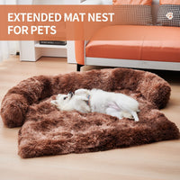 HKM-855571 Cozy Plush Dog Bed with Removable Washable Cover for Medium to Large Dogs and Cats