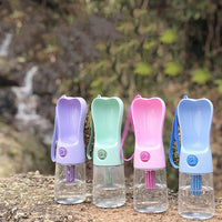 HKM-292563 Portable Pet Water Bottle with Filtration System - Leak-Proof Design for Dogs and Cats