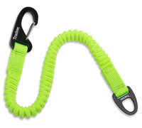 HKM-595091 Elastic Buffer Dog Leash with Nylon Webbing and Aluminum Alloy Features, Scalable Lengths in Multiple Colors