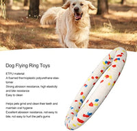 HKM-968531 Interactive Floating Dog Toy Ring - Soft, Durable Chew Ball for Medium & Large Dogs - Promotes Oral Hygiene and Fun Outdoor Play