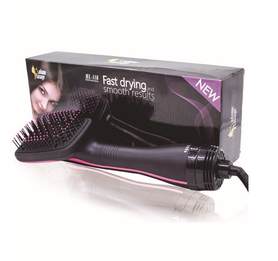 HKM-435411 Tourmaline Ceramic Constant Temperature Hairdressing Massage Comb - Curling Iron 37x8.3x10cm