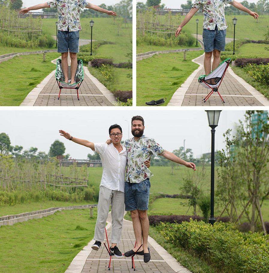 KTX-364883 Ultra-Light Portable Moon Chair for Relaxation and Leisure