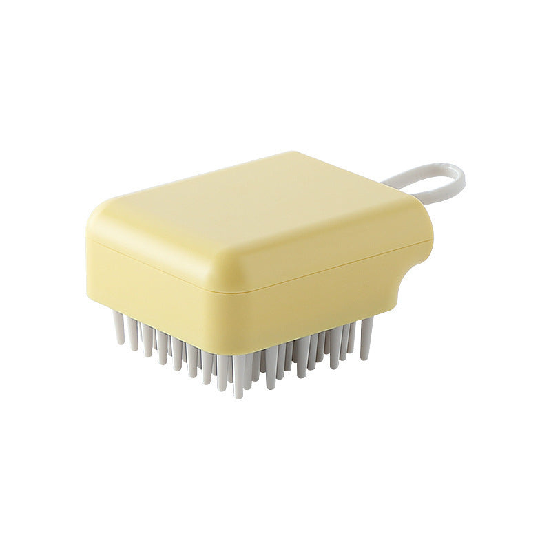 HKM-556755 Multifunctional Pet Bath and Grooming Brush for Dogs and Cats - Massage, Comb, and Wash with Gentle TPR Material