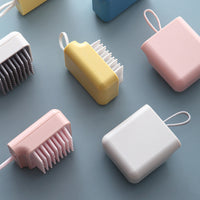 HKM-556755 Multifunctional Pet Bath and Grooming Brush for Dogs and Cats - Massage, Comb, and Wash with Gentle TPR Material
