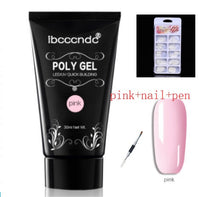 HKM-089683 Crystal Nail Extension Gel 30g - Quick and Easy Application, Strong Hold, Easy Removal